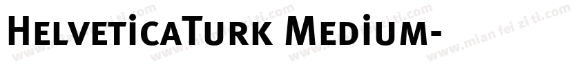 HelveticaTurk Medium字体转换